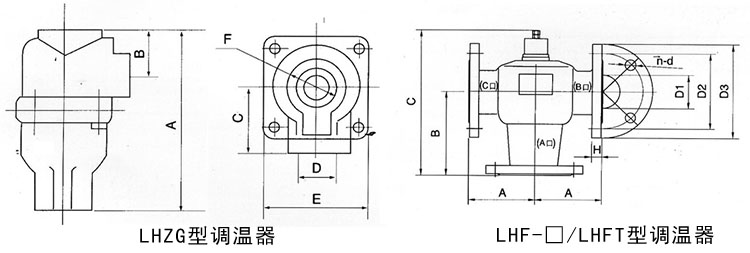 船用三通溫度調(diào)節(jié)閥結(jié)構(gòu)尺寸