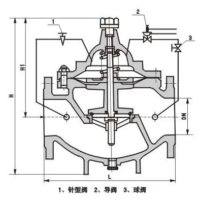 800X壓差旁通閥結(jié)構(gòu)尺寸