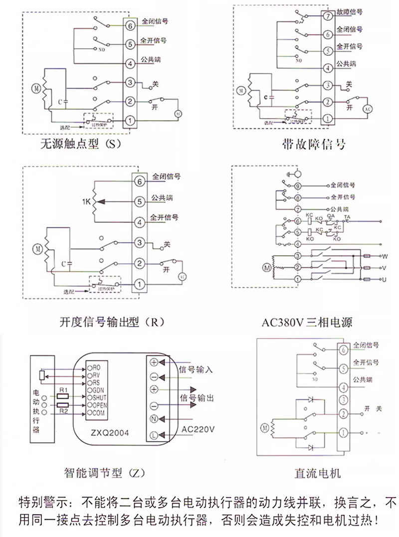 電動(dòng)高真空蝶閥電路接線圖